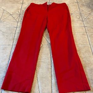 Apt 9 Womens work pants, red, size 10
